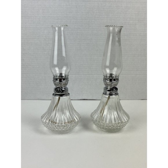 Lamp Light Farms Petite Bordeaux Oil Lamp Set of 2 Includes Lamp Oil - Picture 11 of 13